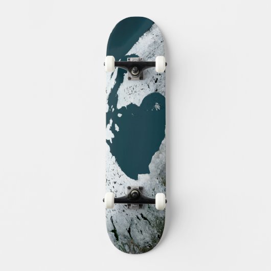 Hudson Bay Sea Ice am 14. November 2005. Skateboard (Vorderseite)