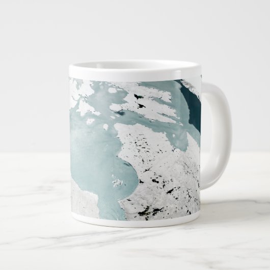 Hudson Bay Sea Ice am 29. April 2006. Jumbo-Tasse (Vorderseite Rechts)