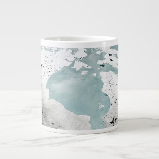 Hudson Bay Sea Ice am 29. April 2006. Jumbo-Tasse (Vorderseite)