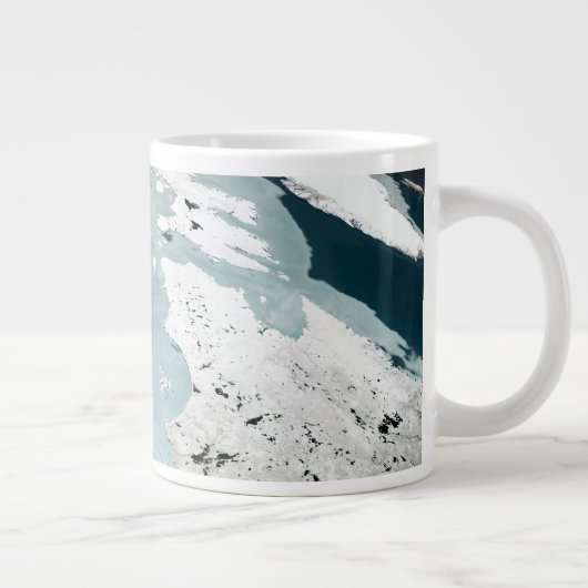 Hudson Bay Sea Ice am 29. April 2006. Jumbo-Tasse (Rechts)
