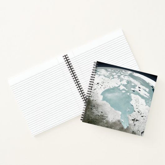 Hudson Bay Sea Ice am 29. April 2006. Notizblock (Innenseite)