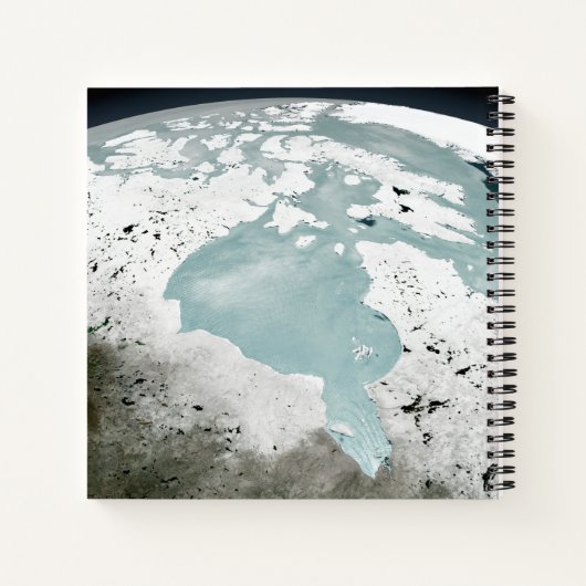 Hudson Bay Sea Ice am 29. April 2006. Notizblock (Rückseite)