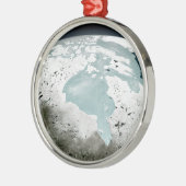 Hudson Bay Sea Ice am 29. April 2006. Ornament Aus Metall (Links)