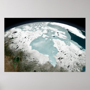 Hudson Bay Sea Ice am 29. April 2006. Poster