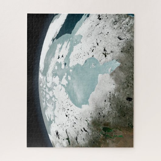 Hudson Bay Sea Ice am 29. April 2006. Puzzle (Vertikal)