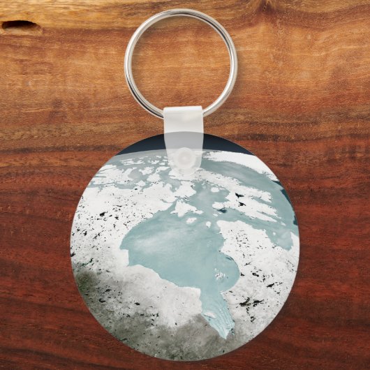 Hudson Bay Sea Ice am 29. April 2006. Schlüsselanhänger (Rückseite)