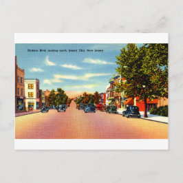 Hudson Blvd, Jersey City, New Jersey Postkarte