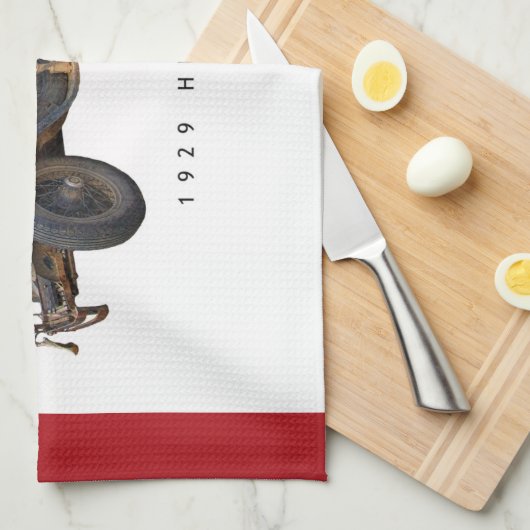 Hudson Car 1929 Geschirrtuch (Viertel Falte)