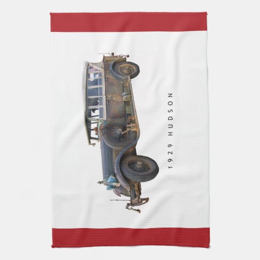 Hudson Car 1929 Geschirrtuch (Vertikal)