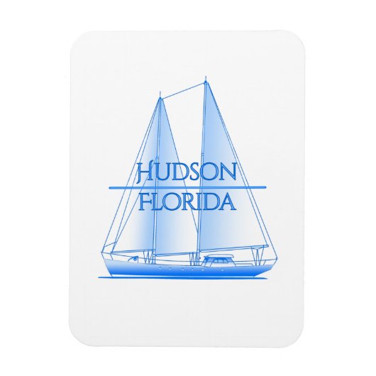 Hudson Coastal Nautical Sailing Magnet (Vertikal)