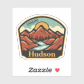 Hudson, Colorado Sticker (Blatt)