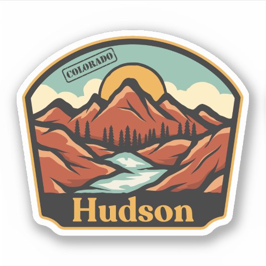 Hudson, Colorado Sticker (Vorderseite)