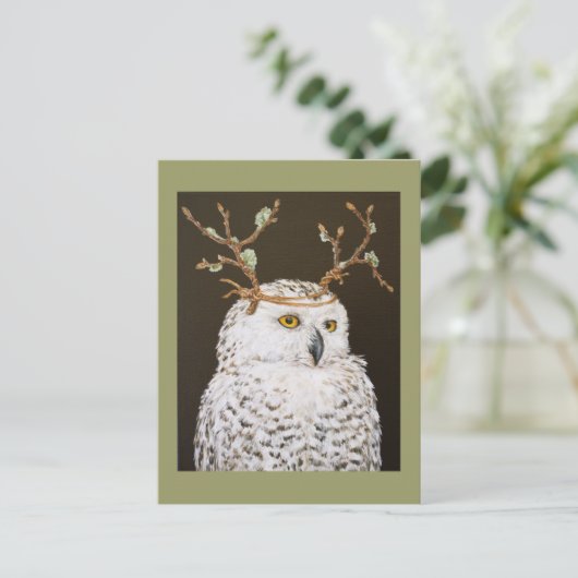 Hudson, die schneebedeckte Postkarte (Stehend Vorderseite)