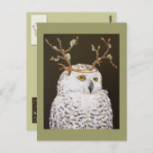 Hudson, die schneebedeckte Postkarte (Vorne/Hinten)