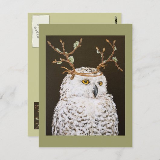 Hudson, die schneebedeckte Postkarte (Vorne/Hinten)