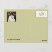 Hudson, die schneebedeckte Postkarte (Rückseite)