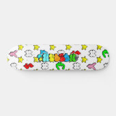 Hudson Graffiti Custom Personalisiert Skateboard (Horizontal)
