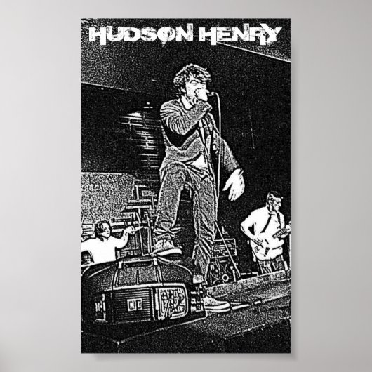 Hudson Henry Tour Poster (Vorne)