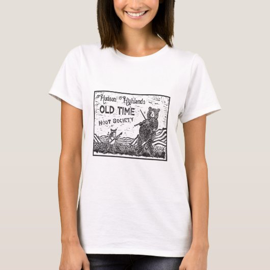 Hudson Highlands Old Time Hoot Society T-Shirt! Fr T-Shirt (Vorderseite)