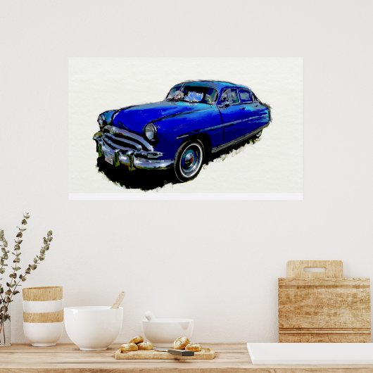 Hudson Hornet 1c Poster (Küche)