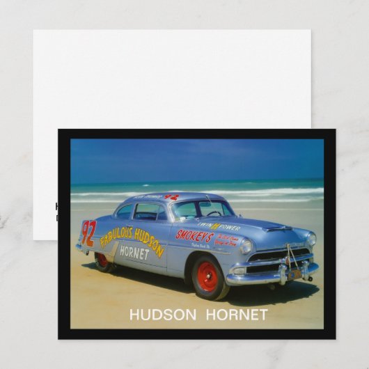 Hudson Hornet Postkarte (Vorne/Hinten)