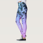 Hudson Leggings Rosa Blau Lila verblassen (Links)