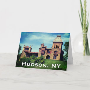 Hudson, NY - Frederic Church Anwesen Karte