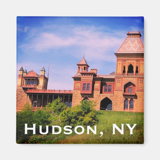 Hudson, NY - Frederic Church Anwesen Magnet (Vorne)