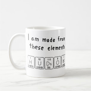 Hudson Periodenname Tasse