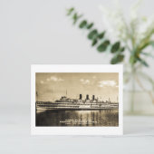 Hudson River Day Line Steamer Washington Irving Postkarte (Stehend Vorderseite)