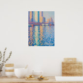 Hudson River Impasto Impressionismus Poster (Küche)