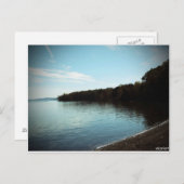 Hudson River Kingston NY Foto Postkarte (Vorne/Hinten)