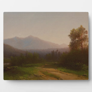 Hudson River Landscape, C.1860-5 (Oil on canvas) Fotoplatte