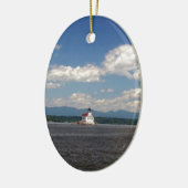 Hudson River Lighthouse Keramik Ornament (Links)