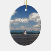 Hudson River Lighthouse Keramik Ornament (Rechts)