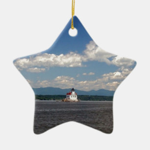 Hudson River Lighthouse Keramikornament