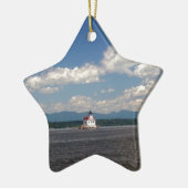 Hudson River Lighthouse Keramikornament (Links)