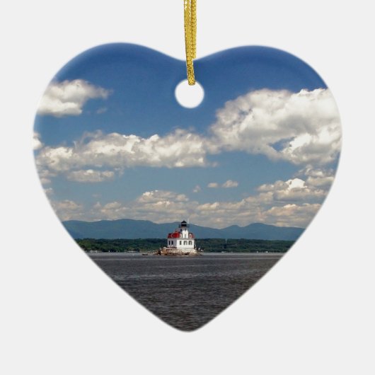Hudson River Lighthouse Keramikornament (Vorne)