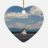 Hudson River Lighthouse Keramikornament (Hinten)