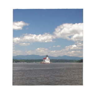 Hudson River Lighthouse Notizblock