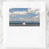 Hudson River Lighthouse Rechteckiger Aufkleber (Tasche)