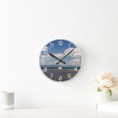 Hudson River Lighthouse Runde Wanduhr (Zuhause)