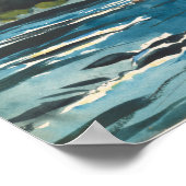 Hudson River Logging Winslow Homer Fine Art Art Poster (Ecke)