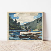 Hudson River, Logging | Winslow Homer Poster
