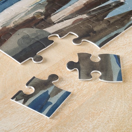 Hudson River, Logging | Winslow Homer Puzzle (Seite)