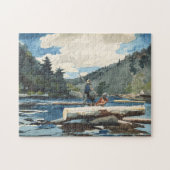 Hudson River, Logging | Winslow Homer Puzzle (Horizontal)