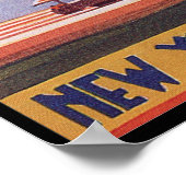 Hudson River - New York Central System Poster (Ecke)