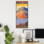 Hudson River - New York Central System Poster (Heimbüro)