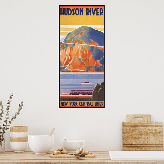 Hudson River - New York Central System Poster (Küche)
