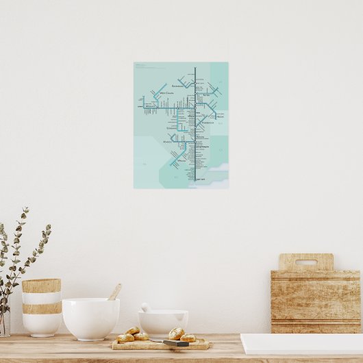 Hudson River Poster (Küche)